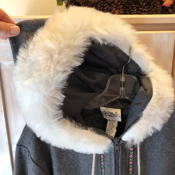 NWOT Girl Star wool blend jacket. - Picture 10 of 11